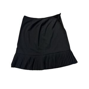 Briggs NY Black Skirt With Pleat Detail Size 16W